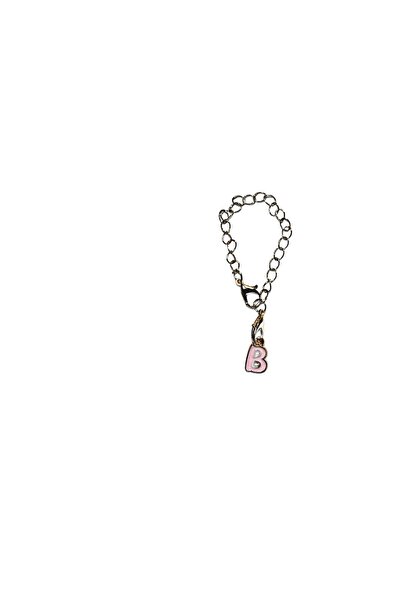 arredamento Letter B Pink Thermos Compatible Charm Accessory Hanging Ornament