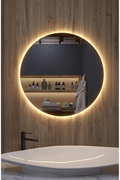 L' CAPO 40/45/52/80/90/100 cm Gün Işığı Ledli/banyo Aynası/makyaj Aynası/yuvarlak Ayna