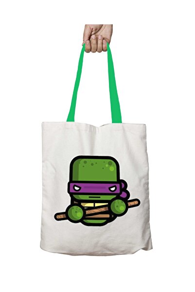 ART HEDİYE Simpler Donatello Teenage Mutant Ninja Turtles Washable Shoulder B...