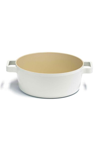 NEOFLAM Fika Aluminum Casting 22 cm Beige Pot
