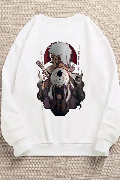 Massgai Φούτερ Naruto Anime Printed Unisex Oversize - Crew Neck Hoodie