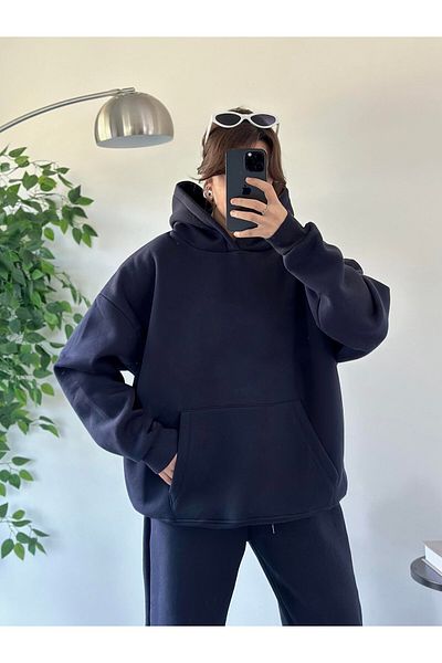 ASEDE Soft Textured 3 Thread Raised Elastic Tracksuit Set