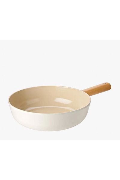 NEOFLAM Fika Aluminum Cast 26 cm Beige Wok Pan