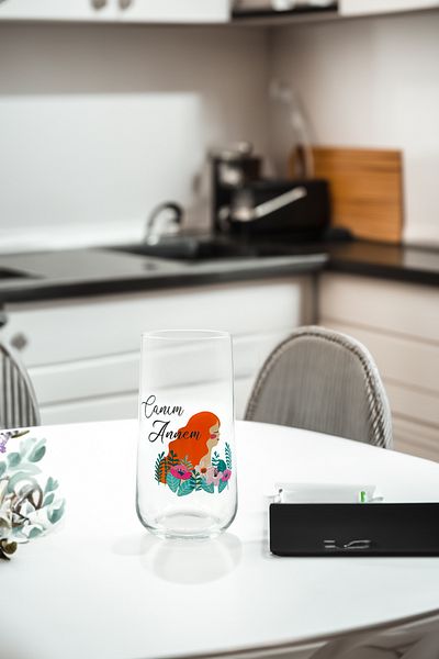 Paşabahçe 420015   6-Piece My Dear Mother Soft Drink Cup 470 Cc