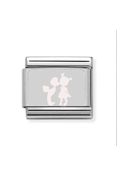Feride Italian Bracelet Heart Charm Steel 1 cm 9 mm Please See Picture for Description Fmaccesories