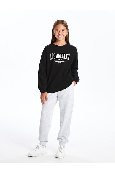 LC Waikiki Κοριτσίστικο Jogger Sweatpants με ελαστική μέση