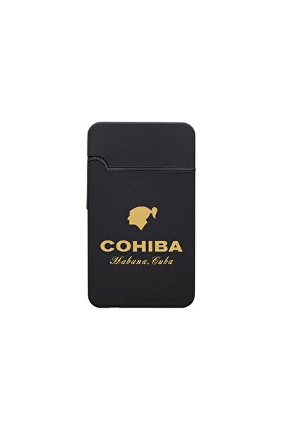Genel Markalar Cohiba Plastik Jet Alev Delicili Puro Çakmağı Siyah