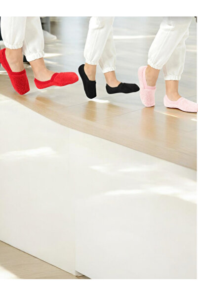 RUMİLY 3 bucăți șosete de damă pluș Winter balerini