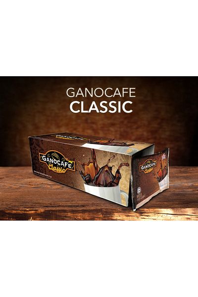 GanoExcel Ganocafe Classic Ganoderma Soluble Coffee with Mushrooms