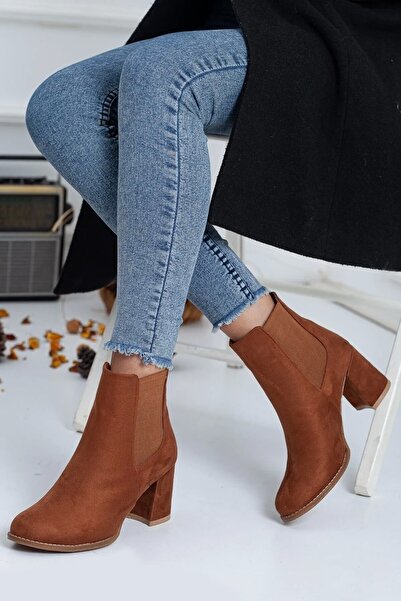 AYMELA Kadın Kahverengi Bot