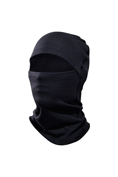 VantaStore Siyah Kar Maskesi Termal Kışlık Bere Boyunluk Motorcu Kask Bere Unisex Balaklava