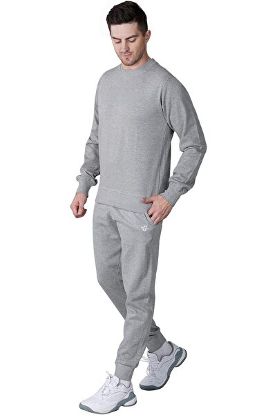 Nivia Anthra 3.0 Sweatshirt for Mens (Large, Light Grey)