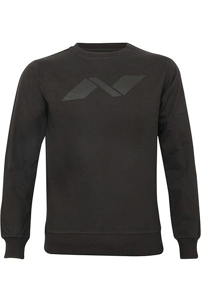 Nivia Anthra 3.0 Sweatshirt for Mens (Medium, Black)