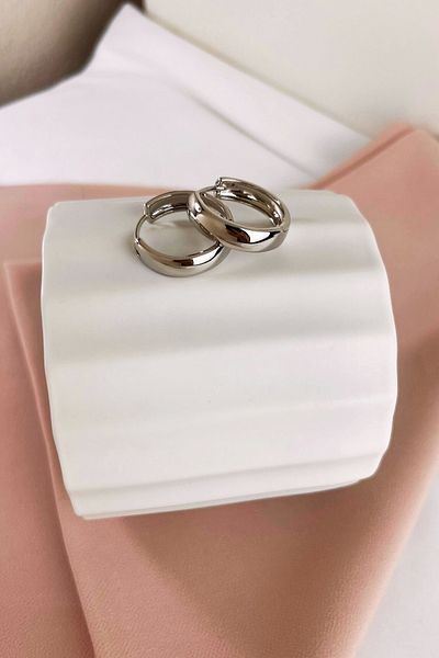 Mrs Flower Steel Earrings