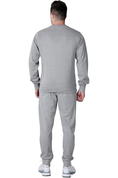 Nivia Anthra 3.0 Sweatshirt for Mens (Large, Light Grey)