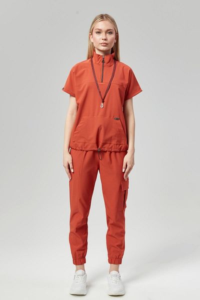 Çatı Medikal Premium Extreme Cool Woman - Costum de uniformă pentru medic și asistentă din Lycra în două direcții, Mandarin