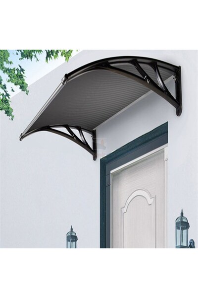 SUNDURMAGROSS Kapı Üstü Pratik Sundurma 120 X 80 cm Siyah