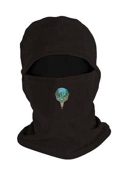 Fanze Winter Nature Printed Fleece Snow Mask - Rnz3526