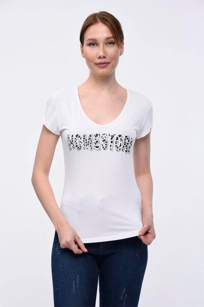 HomeStore Home Store Baskılı Tshirt