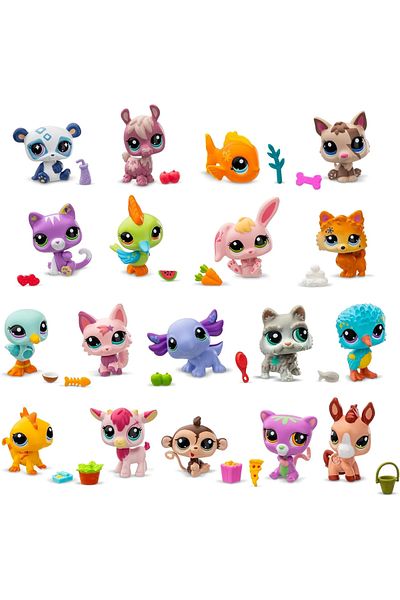 Littlest Pet Shop Series 2 Lps Minis - 18-Piece Single Figure Bundles