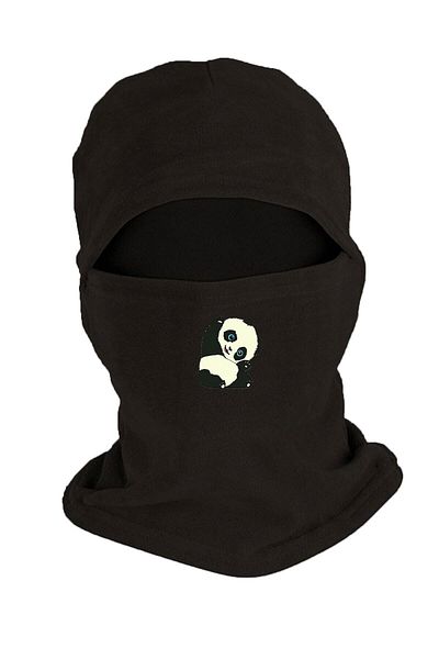 Fanze Winter Panda Printed Fleece Snow Mask - Rnz3841