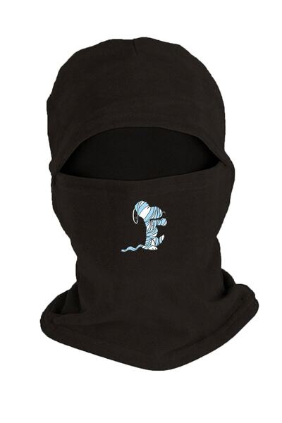 Fanze Mască de zăpadă din lână polară de iarnă cu imprimeu Mummy Snoopy rnz3807