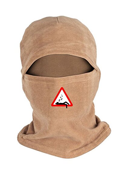 Fanze Зимна маска за лице с надпис „Сънлив“ rnz3554