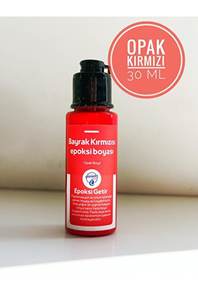 Epoksi boyası kırmızı 30 ml