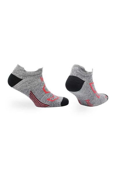 NORFOLK Чорапи за бягане Jeff Merino Wool с ниско деколте в сиво [35-38] 1 чифт