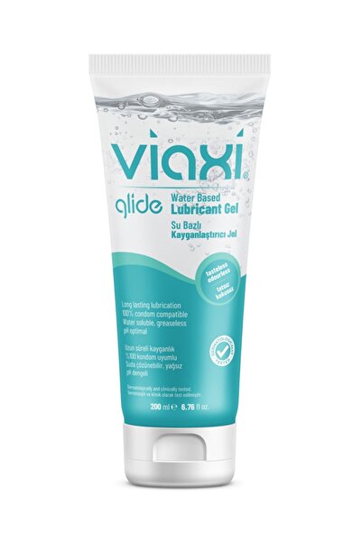 Viaxi Glide Doğal Kayganlaştırıcı Jel, Doğallığın Rahatlatıcı Dokunuşu 200 Ml. 🌿