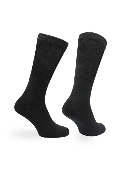 NORFOLK Μαλλί με τεχνολογία Morgan Stretch - Εξαιρετικά φαρδιές μαύρες κάλτσες