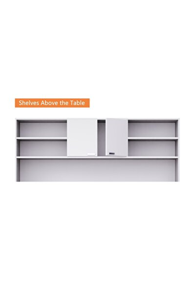 Mahmayi Premium White ED-LPW Executive Desk