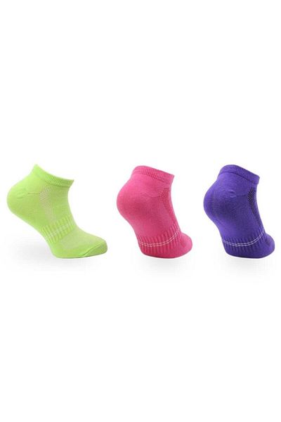 NORFOLK Детски чорапи Yogi Cotton Daily Comfort, 3 чифта, зелени/розови/лилави