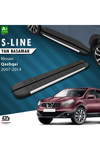 S Dizayn Nissan Qashqai S-Line Aluminyum Yan Basamak 173 Cm 2007-2014 A+ Kali...