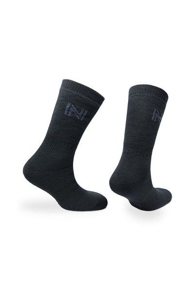 NORFOLK Nordique Merino Thermal Outdoor чорапи - изцяло омекотени, черни