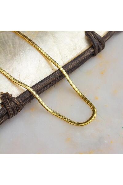 Işıltı Silver 925 Gümüş | Kalın Balık Sırtı Kolye