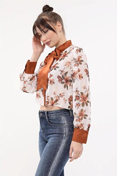 HomeStore Çiçek Desenli Gömlek