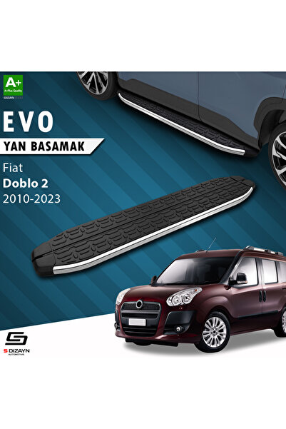 S Dizayn Fiat Doblo 2 Evo Krom Yan Basamak 193 Cm 2010-2022 A+ Kalite FI-DB2-...