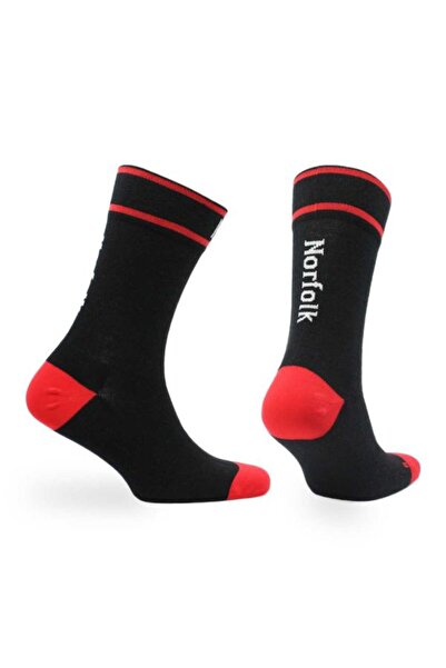 NORFOLK Колоездачни чорапи ADAM Wool Merino - Чорапи с ниско триене, черни