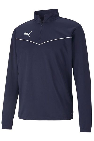 Puma Ανδρικό αθλητικό μακρυμάνικο μπλουζάκι Teamrise 1/4 Zip Top 65739406   Ναυτικό μπλε