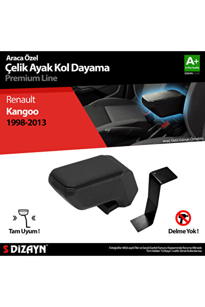 S Dizayn S-Dizayn Renault Kangoo Kol Dayama Kolçak Çelik Ayaklı ABS Siyah 199...