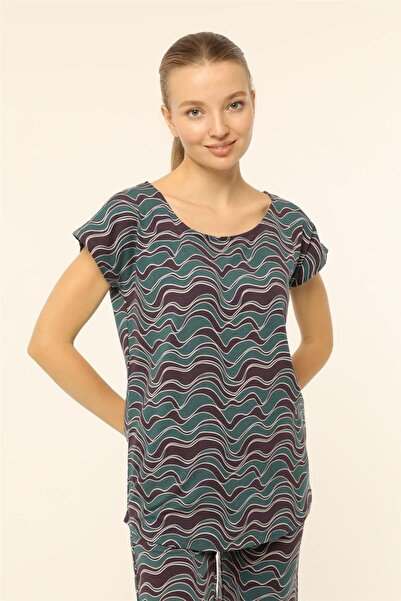 HomeStore Dalgalı Desenli Tshirt