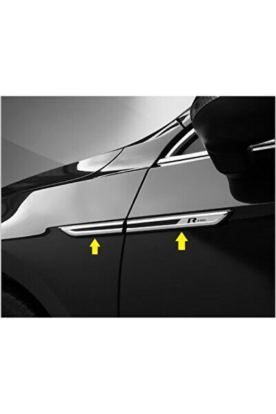 S Dizayn S-Dizayn VW Passat B8.5 ABS Krom Çamurluk Çıtası 4 Prç. R Line 2019-...