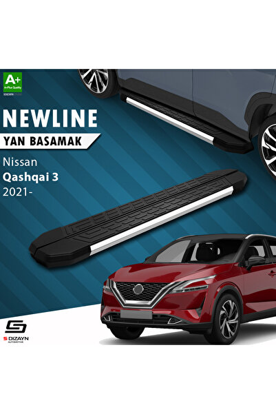 S Dizayn S-dizayn Nissan Qashqai 3 Newline Krom Yan Basamak 179 Cm 2021 Üzeri