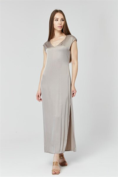 HomeStore Φόρεμα με μακρύ λαιμόκοψη σε σχήμα V