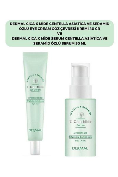 Dermal Cıca X Stomach Centella Asiatica Eye Contour Cream and Serum
