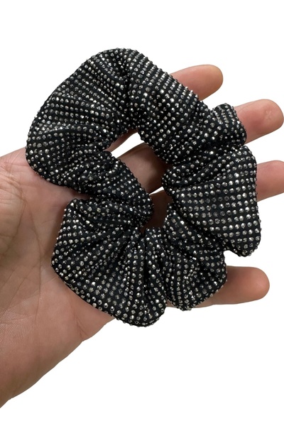 MAZEN Accesoriu cataramă din cauciuc brodat cu piatră de cristal