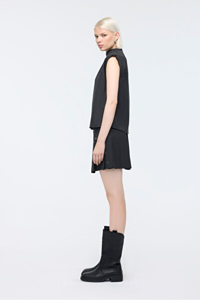 Berr-ın Чорна спідниця з плісированими складками