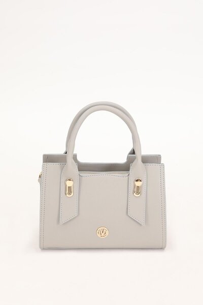 Levidor A. Geantă de mână gri cu mai multe compartimente