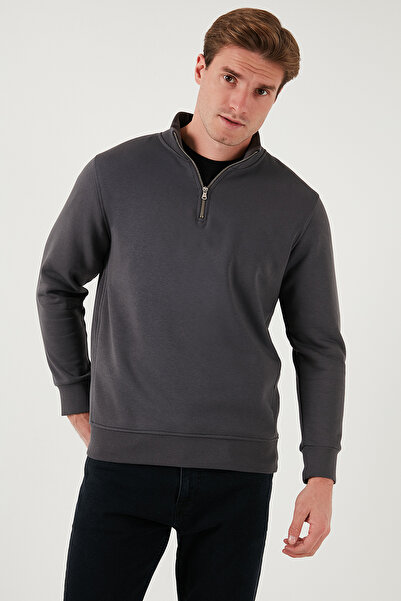 Buratti Ανδρικός ΙΔΡΩΤΗΣ 59052592   - Βαμβακερό, μισό φερμουάρ, γιακάς με κανονική εφαρμογή